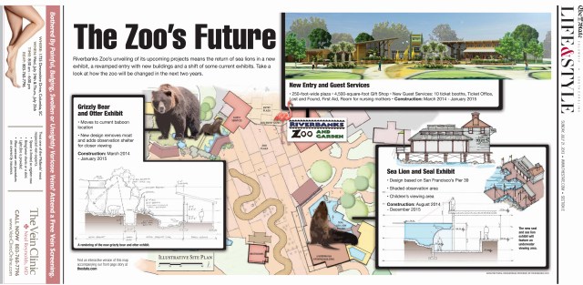 Full-page graphic of popular zoo's expansion plans had an online companion made in Hype